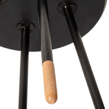 Load image into Gallery viewer, Black Round End Table