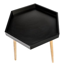 Load image into Gallery viewer, Black Hexagon End Table