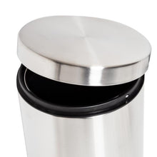 Load image into Gallery viewer, 5L Round Stainless Steel Trash Can