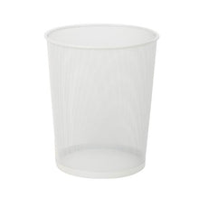 Load image into Gallery viewer, Mesh Metal Waste Basket, White
