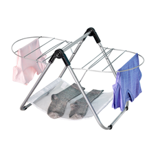Load image into Gallery viewer, Collapsible Tabletop Clothes Drying Rack, Silver