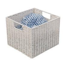 Load image into Gallery viewer, Parchment Cord Crate, White