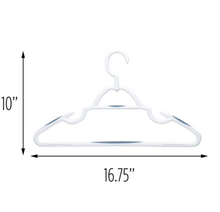 Load image into Gallery viewer, 5-Pack Soft Touch Swivel Hangers, White
