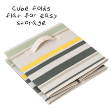Load image into Gallery viewer, Explore + Store Kids Toy Storage Bin, Multi-Stripe
