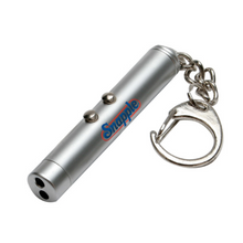 Load image into Gallery viewer, Laser Pointer And Led Light Keychain
