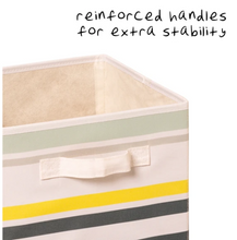 Load image into Gallery viewer, Explore + Store Kids Toy Storage Bin, Multi-Stripe
