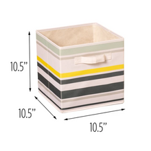 Load image into Gallery viewer, Explore + Store Kids Toy Storage Bin, Multi-Stripe
