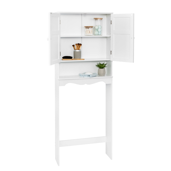 Bathroom Space Saver Cabinet, White
