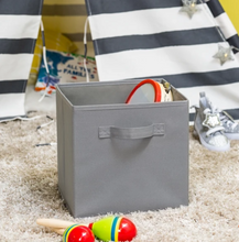 Load image into Gallery viewer, Explore + Store Kids Toy Storage Bin, Grey
