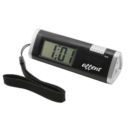 Clock With Voice Recorder And Led Light