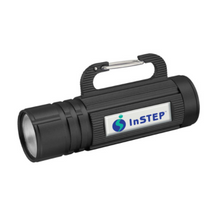 Load image into Gallery viewer, Metal Cob Flashlight With Carabineer
