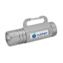 Load image into Gallery viewer, Metal Cob Flashlight With Carabineer

