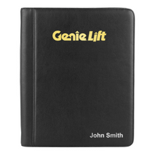 Load image into Gallery viewer, Leather Zipper Padfolio
