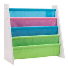 Load image into Gallery viewer, 24-Inch Kids Book Rack, Pastel
