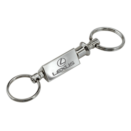 Pull-n-twist Metal Keychain