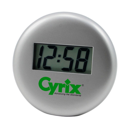 Metal Desk Clock