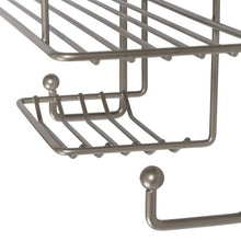 Load image into Gallery viewer, Flat Wire Steel Shower Caddy, Grey
