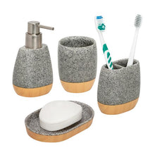 Load image into Gallery viewer, 4-Piece Bathroom Accessories Set
