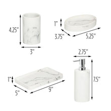 Load image into Gallery viewer, 4-Piece Bathroom Accessories Set
