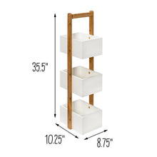 Load image into Gallery viewer, 3-Tier Bathroom Storage Caddy, White
