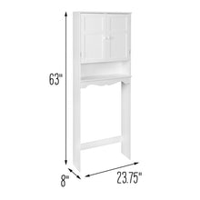 Load image into Gallery viewer, Bathroom Space Saver Cabinet, White
