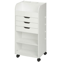 Load image into Gallery viewer, 3-Drawer Craft Storage Cart, White
