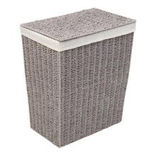 Load image into Gallery viewer, 7-Piece Twisted Paper Rope Woven Bathroom Storage Basket Set, Gray
