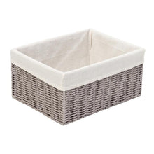 Load image into Gallery viewer, 7-Piece Twisted Paper Rope Woven Bathroom Storage Basket Set, Gray
