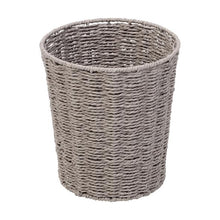 Load image into Gallery viewer, 7-Piece Twisted Paper Rope Woven Bathroom Storage Basket Set, Gray
