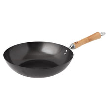 Load image into Gallery viewer, Joyce Chen Classic Series 12-Inch Carbon Steel Nonstick Stir Fry Pan with Birch Handle
