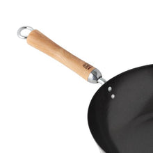 Load image into Gallery viewer, Joyce Chen Classic Series 12-Inch Carbon Steel Nonstick Stir Fry Pan with Birch Handle
