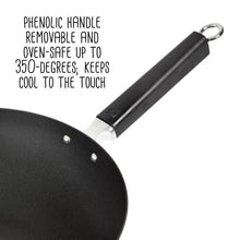 Load image into Gallery viewer, Joyce Chen Professional Series 12-Inch Carbon Steel Excalibur Nonstick Stir Fry Pan with Phenolic Handle
