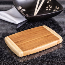 Load image into Gallery viewer, Joyce Chen Compact Burnished 5x7-Inch Bamboo Cutting Board

