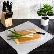 Load image into Gallery viewer, Joyce Chen Medium Burnished 8x12-Inch Bamboo Cutting Board, 8x12-Inch
