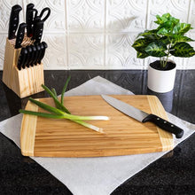 Load image into Gallery viewer, Joyce Chen Extra Large Burnished 12x18-inch Bamboo Cutting Board
