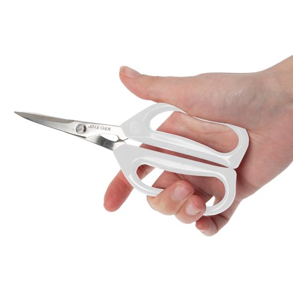 Joyce Chen Original Unlimited Kitchen Scissors with White Handles