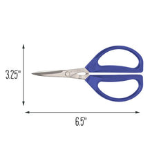 Load image into Gallery viewer, Joyce Chen Original Unlimited Kitchen Scissors with Blue Handles
