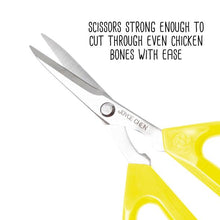 Load image into Gallery viewer, Joyce Chen Original Unlimited Kitchen Scissors with Yellow Handles

