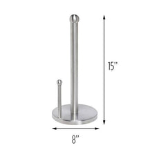 Load image into Gallery viewer, Paper Towel Holder, Silver
