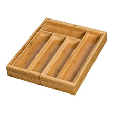 Load image into Gallery viewer, Expandable Bamboo Kitchen Drawer Organizer
