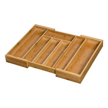 Load image into Gallery viewer, Expandable Bamboo Kitchen Drawer Organizer
