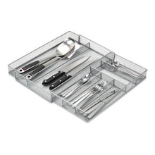 Load image into Gallery viewer, Expandable Steel Mesh Silverware &amp; Desk Drawer Organizer
