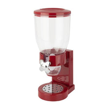 Load image into Gallery viewer, 17.5-oz Cereal Dispenser with Portion Control, Red

