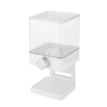 Load image into Gallery viewer, Cereal Dispenser with Portion Control, White/Chrome

