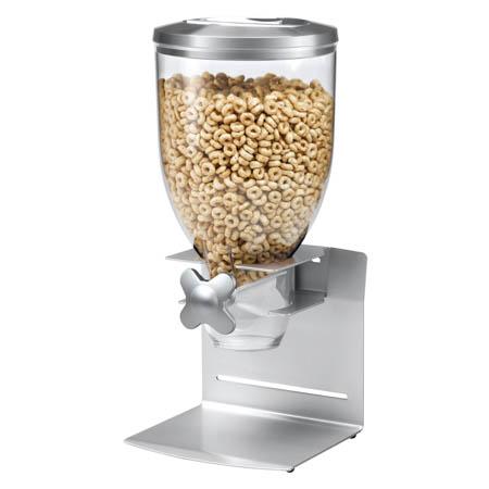 Single Commercial Cereal Dispenser, Grey