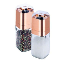 Load image into Gallery viewer, Salt &amp; Pepper Grinder Set, Rose Gold
