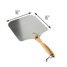 Load image into Gallery viewer, 14-inch x 16-Inch Foldable Pizza Peel
