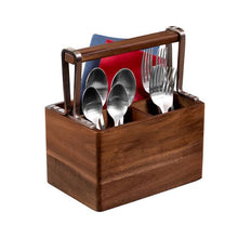 Load image into Gallery viewer, Acacia Kitchen Utensil Holder
