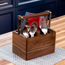 Load image into Gallery viewer, Acacia Kitchen Utensil Holder
