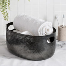 Load image into Gallery viewer, Large Black Aluminum Beverage Tub
